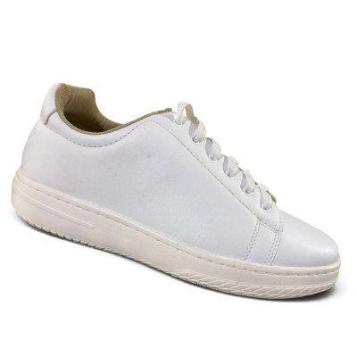 Tennis Sint&eacute;tico Unisex R&oacute;mulo Ref 9423 Blanco | Calzado C&oacute;modo y Ergon&oacute;mico | Tus Pasos Bogot&aacute;
